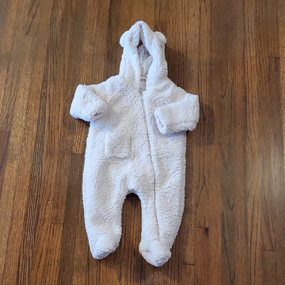 Zara Soft White Sherpa Bunting